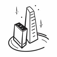 Flat Glossy background with a ladder leading to a glowing cityscape concept as A glossy background featuring a ladder leading up to a glowing cityscape representing the steps and e Cleans vector
