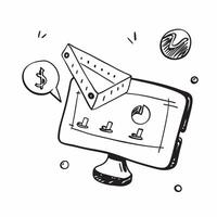 Flat Glossy desktop monitor with holographic financial dashboards and currency symbols concept as A medium angle shot of a glossy desktop monitor displaying holographic financial d Cleans Set 3 vector