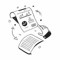Flat Glossy desktop with holographic marketing reports and analytics hovering above concept as A sleek high angle shot of a glossy desktop with floating holographic marketing repor Cleans vector