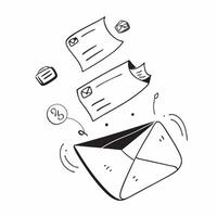Flat Glossy envelope with holographic email icons and marketing content concept as A sleek illustration featuring a glossy envelope with floating holographic email icons and Cleans vector