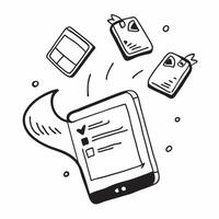 Flat Glossy tablet with floating holographic bar charts and dollar signs concept as A high angle shot of a glossy tablet with floating holographic bar charts and dollar signs The Cleans vector