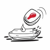 Flat Glossy white surface with a single wine drop creating ripples concept as A minimalistic top down shot of a glossy white surface with a single drop of red wine creating ripples Cleans vector