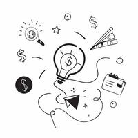Flat Glowing abstract dollar sign with swirling marketing icons concept as A visually captivating image of a glowing abstract dollar sign surrounded by swirling marketing icons Th Cleans vector