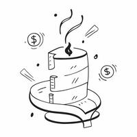 Flat Glowing abstract dollar sign surrounded by swirling data streams concept as A dynamic scene where a glowing abstract dollar sign is surrounded by swirling data streams The ca Cleans vector