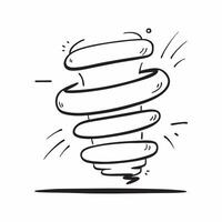 Flat Glowing abstract spiral representing process optimization concept as A dynamic shot of a glowing abstract spiral symbolizing process optimization and operational efficiency T Cleans vector