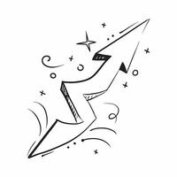Flat Glowing abstract upward arrow representing business growth concept as A dynamic shot of a glowing abstract upward arrow symbolizing business growth The arrow is surrounded by Cleans vector
