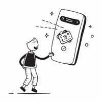 Flat Holographic digital assistant with floating voice commands and copy space concept as A digital assistant device with floating holographic voice command icons glowing vibrantly Cleans vector