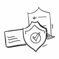 Flat of isolated shield and check mark with the word Security concept as A design featuring a shield and a check mark with the word Security prominently displayed Th Cleans vector