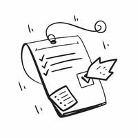 Floating clipboard and checklist with Marketing Tasks text concept as A dynamic illustration of a floating clipboard and checklist with the text Marketing Tasks The design Cleans vector