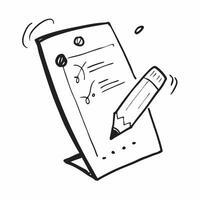 Floating clipboard and pen with Marketing Plan text concept as A sleek illustration of a floating clipboard and pen with the text Marketing Plan The design is isolated on a Cleans vector