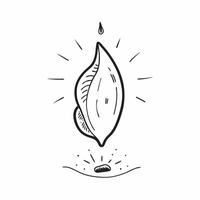 Floating Flower Petal and Sun Ray with Golden Hour Text concept as A flower petal and sun ray floating together in mid air with Golden Hour text subtly included at the bottom The Cleans Set 3 vector