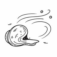 Floating Sand Particle with Abstract Wind Swirl and Copy Space concept as A single sand particle floats in mid air with an abstract wind swirl moving around it symbolizing the shif Cleans Set 3 vector