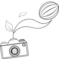 Floating Seed with Abstract Wind Swirl and Copy Space concept as A seed floats in mid air with an abstract wind swirl gently moving around it symbolizing the beginning of a nature Cleans vector