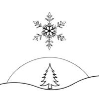 Floating Snowflake and Pine Needle with Winter Calm Text concept as A snowflake and pine needle floating together in mid air with Winter Calm text subtly included at the bottom Th Cleans Set 2 vector