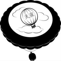 Flying Mooncake with Mid Autumn Wishes Text concept as A mooncake depicted as floating or flying with Mid Autumn Wishes text below isolated on a white background The design emphas Cleans Set 2 vector