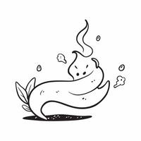 Flying tea leaves and steam forming a calming wave with Relax Unwind text concept as A soothing illustration of floating tea leaves and steam creating a calming wave with Cleans vector