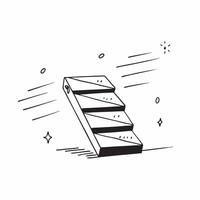 Glossy background with a glowing staircase leading to a bright horizon concept as A glossy background depicting a glowing staircase ascending to a bright horizon symbolizing the jo Cleans vector