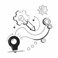 Glossy background with abstract gears and business icons concept as A glossy background featuring abstract gears intertwined with business icons symbolizing the machinery behind sc Cleans vector