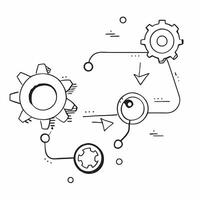 Glossy background with interconnected gears and a glowing network concept as A glossy background with interconnected gears and a glowing network symbolizing the machinery and conne Cleans vector