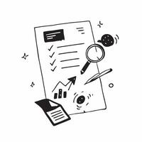 Glossy clipboard with holographic market research documents and magnifying glass concept as A design featuring a glossy clipboard with floating holographic market research d Cleans vector