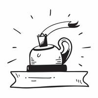 Glossy lacquered wood with a steaming tea kettle and soft morning light concept as A warm close up shot of a glossy lacquered wood surface with a steaming tea kettle and soft morni Cleans vector
