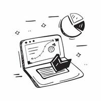Glossy laptop with floating holographic wine glass and abundant copy space concept as A glossy laptop is centered on a white background with a holographic wine glass floating besid Cleans Set 4 vector