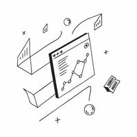 Glossy office backdrop with floating holographic financial data concept as A mid angle shot capturing a glossy office backdrop with floating holographic financial data The sleek h Cleans vector