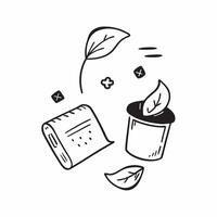 Glossy recycling bin and leaf with holographic waste reduction and recycling rates concept as A sleek image featuring a glossy recycling bin and a leaf with floating holographic da Cleans vector