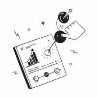 Glossy tablet with floating holographic bar charts and dollar signs concept as A high angle shot of a glossy tablet with floating holographic bar charts and dollar signs The scene Cleans Set 5 vector