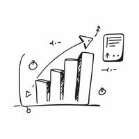 Glowing abstract bar chart with rising marketing metrics concept as A sleek image of a glowing abstract bar chart with rising marketing metrics The camera pans upwards following t Cleans vector