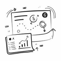 Glowing abstract financial dashboard with fluctuating data streams concept as A glowing abstract financial dashboard with fluctuating data streams symbolizing the dynamic nature of Cleans vector