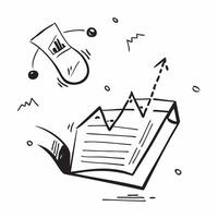 Glowing abstract financial report with rising and falling data points concept as A glowing abstract financial report with data points rising and falling symbolizing market volatili Cleans vector