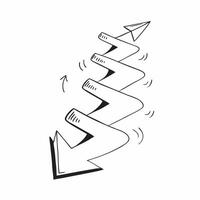 Glowing abstract upward spiral representing progressive business growth concept as A dynamic shot of a glowing abstract upward spiral symbolizing progressive business growth in sca Cleans vector