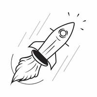 Glowing abstract rocket launch representing rapid business growth concept as A dynamic shot of a glowing abstract rocket launch symbolizing rapid business growth in scaling The vi Cleans vector