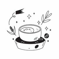 Glowing Abstract Tea Ceremony concept as A digital abstract art piece showing a glowing tea ceremony during the Mid Autumn Festival with swirling lights and a serene atmosphere Ca Cleans Set 3 vector