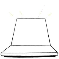 Holographic ledger with Labh Pancham symbol and copy space concept as A floating holographic ledger displaying the Labh Pancham symbol on its glowing cover isolated against a white Cleans vector