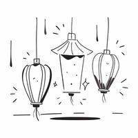 Lantern Display in Glowing Abstract concept as A glowing abstract art depiction of a Mid Autumn lantern display with vibrant colors and dynamic light patterns Camera angle wide sh Cleans Set 3 vector
