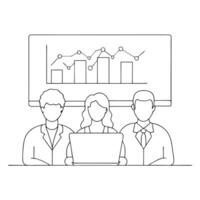 Team collaborating around a glossy data dashboard concept as A team of professionals gathers around a large glossy data dashboard in a modern office setting The reflections of dat Cleans vector