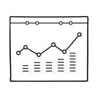Timeline icon with a line graph concept as A timeline icon with a line graph integrated isolated on a white background This combination highlights historical data analysis and tre Cleans vector