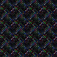 A black background with multicolored dots vector