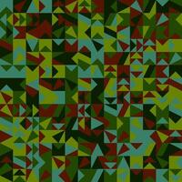 A green and red geometric pattern vector