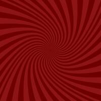 A red and black spiral background with a spiral pattern vector