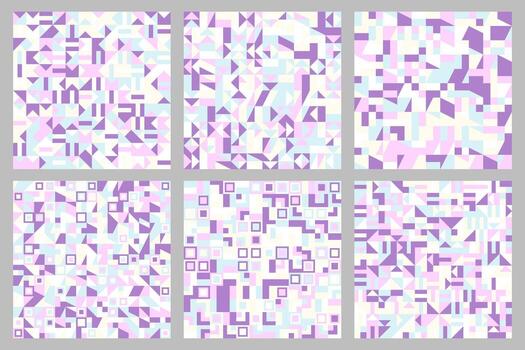 mosaico modelo antecedentes conjunto - resumen diseños vector