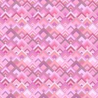 Pink geometric diagonal square pattern - mosaic background graphic vector