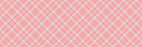 Sheet check tartan , tattersall seamless plaid texture. Irish textile background fabric pattern in red and light colors. vector