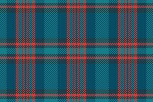 Vibrant teal and coral plaid pattern. Perfect for textile design, apparel, or website backgrounds. Seamless repeat for endless applications. A modern take on a classic design. vector