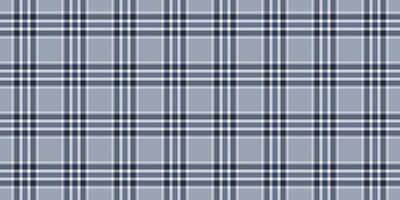 Elegant seamless grey and navy plaid pattern. Perfect for textile design, website backgrounds, or stationery. Subtle yet stylish, this versatile design offers a sophisticated aesthetic. vector
