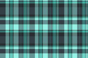 Seamless teal and gray plaid pattern. Perfect for textile design, website backgrounds, or crafting projects. vector