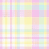 Greeting card pattern texture, rag check background textile. Easter fabric seamless plaid tartan in light and white colors. vector
