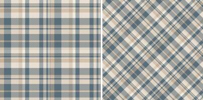 Fabric plaid textile of pattern background texture with a seamless check tartan . Set in fall colors. Picture frame ideas. vector